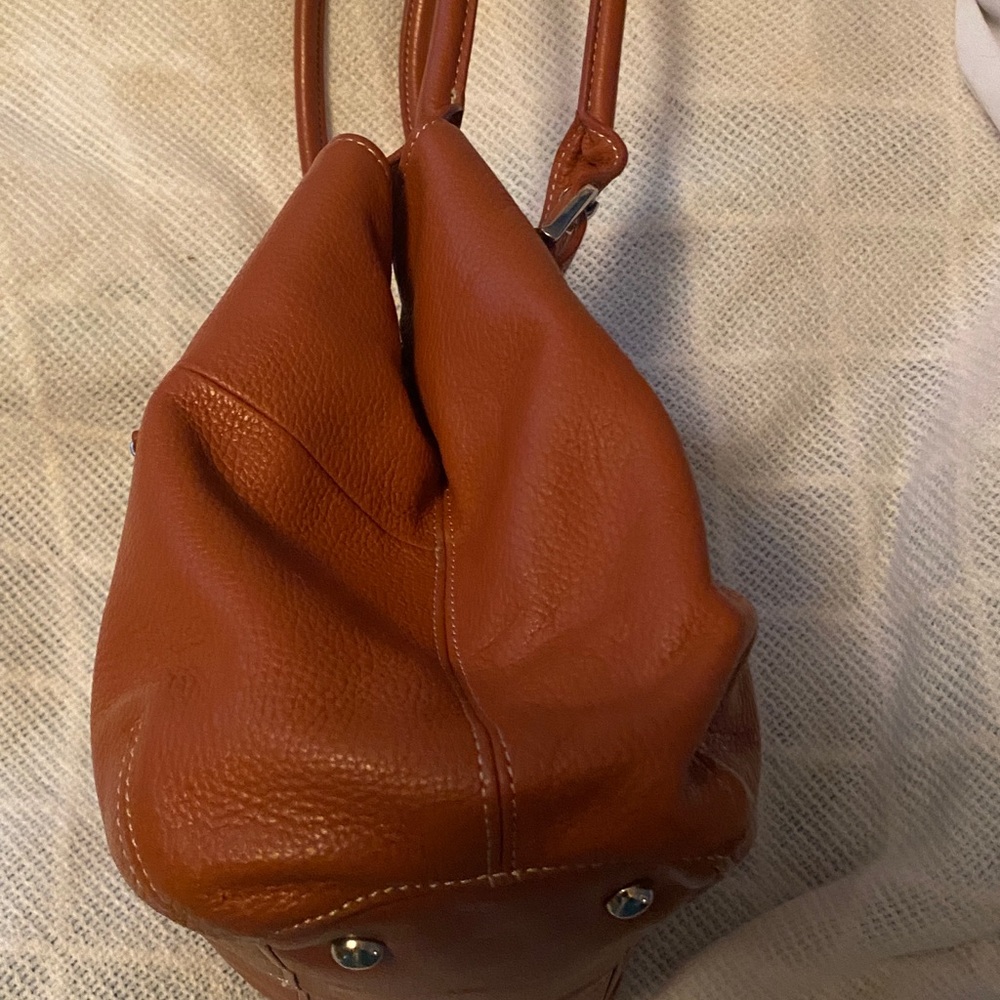 NEW set Tignanello  Brown Italian Leather Shoulder/Tote and matching wallet set. - Picture 13 of 13